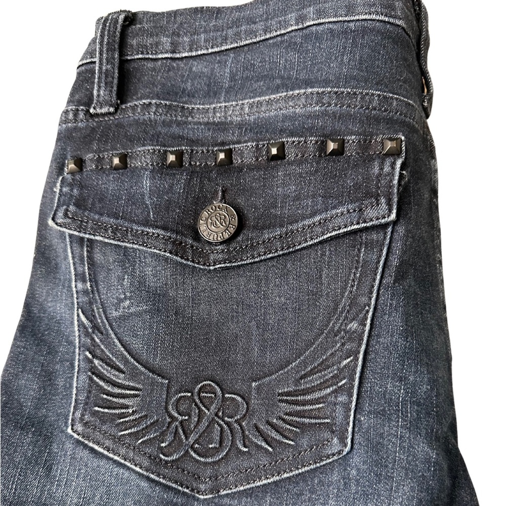 Rock & Republic Indigo Wide Leg Jeans - Picture 3 of 5